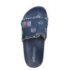 Roxoni Girl's Sandals Open Toe Slide Denim Slipper - 2 of 4