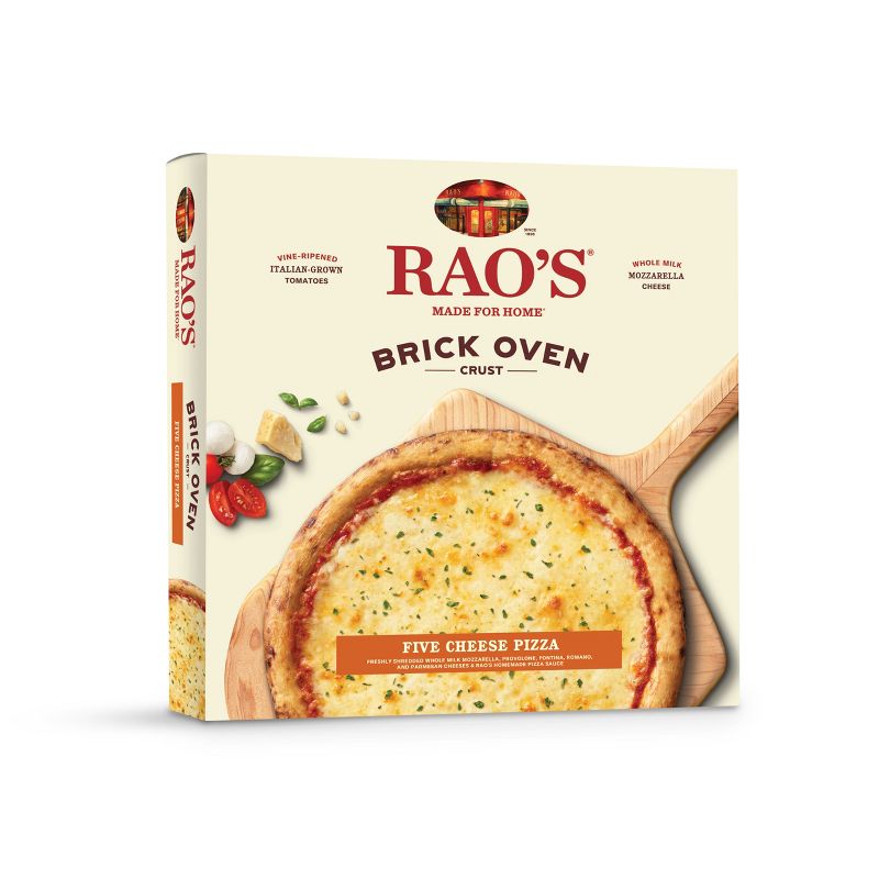 Rao&#39;s Made for Home Brick Oven Crust 5 Cheese Frozen Pizza - 18.3oz, 1 of 4