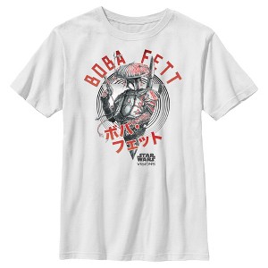 Boy's Star Wars: Visions Boba Fett Samurai T-Shirt - 1 of 4