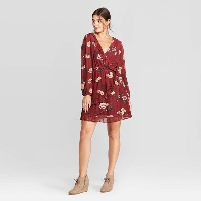 Target best sale maroon dress