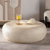 GDFStudio Andrae Modern 35" Lightweight Concrete Round Coffee Table - 2 of 4