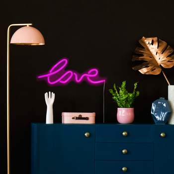 Northlight 18" Pink LED Lighted 'Love' Neon Style Valentine's Day Wall Sign