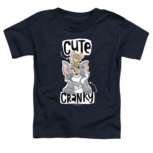Toddler Boys' Tom And Jerry Cute And Cranky T Shirt - 1 of 2
