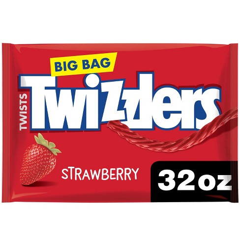Twizzlers Twists Strawberry Licorice Candy Zipper Bag - 32oz - image 1 of 4