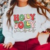 Simply Sage Market Women's Graphic Sweatshirt Holly Jolly Vibes Distressed - 2 of 4