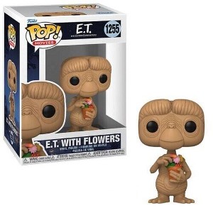 Funko Pop! Movies: E.T. The Extra-Terrestrial - E.T. with Flowers Vinyl Figure #1255 #63992 - 1 of 3