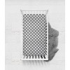 Bacati - Ikat Gray Dots Muslin 100 percent Cotton Universal Baby US Standard Crib or Toddler Bed Fitted Sheet - 3 of 4