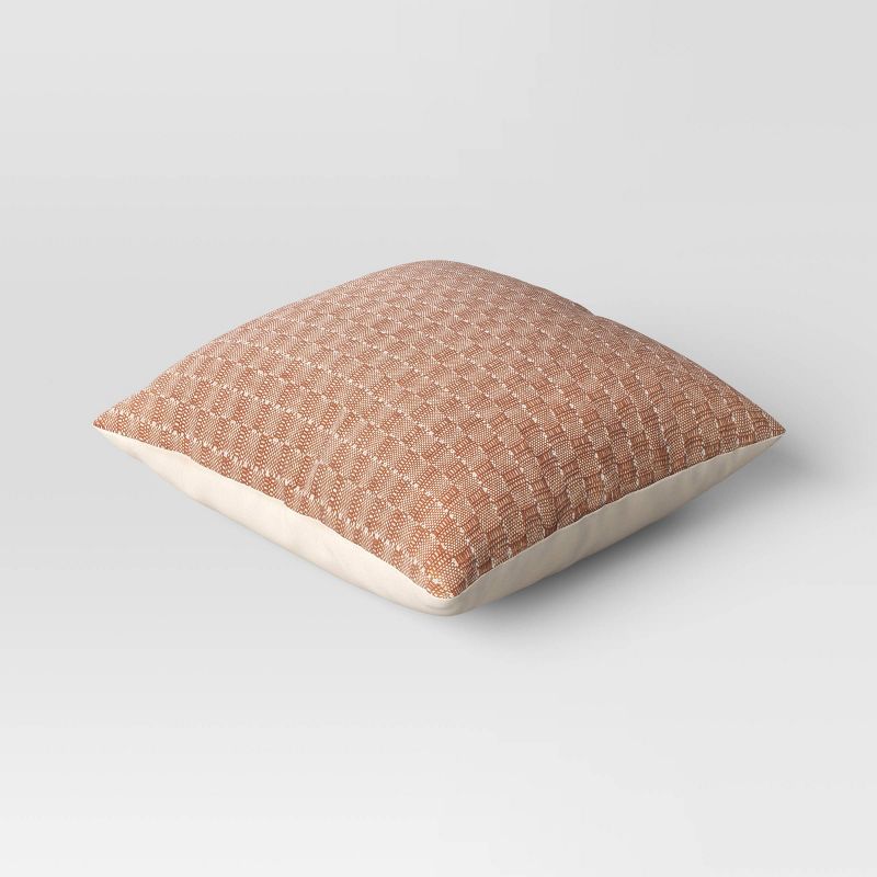 Oversized Textural Woven Square Throw Pillow - Threshold™, 4 of 10