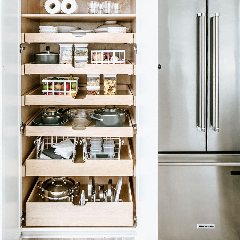 Kitchen Cabinet Lid Organizer White - Made By Design&#8482;, 6 of 7