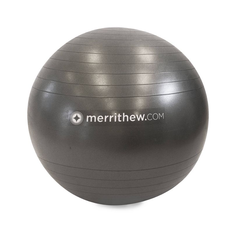 Stott Pilates Stability Ball with Pump - Gray (75cm), 1 of 7