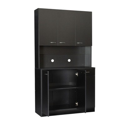 NicBex 70.87 Inch Tall Kitchen Pantry Storage Cabinet with 6-Doors,1-Open Shelves and 1-Drawer for Dining Room,Bathroom,Kitchen