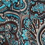 turquoise multi