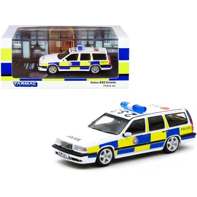 Volvo 850 Estate (RHD) GMP "Greater Manchester Police" (United Kingdom) Police Car 1/64 Diecast Model Car by Tarmac Works