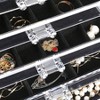 Acrylic Earring Organizer with 5 Drawers, Velvet Trays, Clear Jewelry Box for Women - 4 of 4