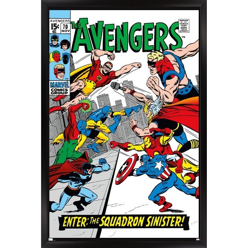 Marvel Comics - Secret Invasion - Avengers: The Initiative #15 Wall Poster,  14.725 x 22.375 Framed 