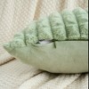 REGALWOVEN Solid Checked Soft Plush Throw Pillow Covers for Sofa Bed Living Room Home Decor 2 Pcs - 3 of 4