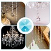 Unique Bargains Hanging Ornament DIY Craft Prisms 2 Holes Octagon Suncatchers 0.55" 100 Pcs - 4 of 4