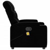 vidaXL Massage Recliner Chair Wingback Reclining Armchair for Elderly Fabric - 4 of 4