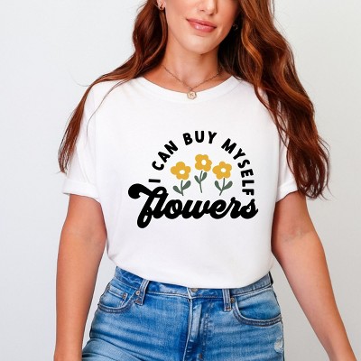 Simply Sage Market I Can Buy Myself Flowers Garment Dyed Tee