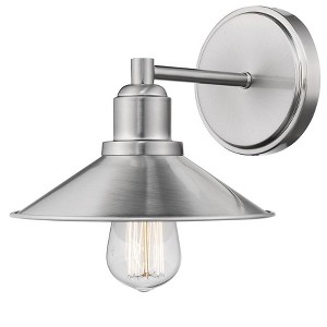 Casa 1-Light Vanity Fixture - Elegant Steel Design for Contemporary Bathrooms - Dimmable - 1 of 3