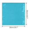 Elerevyo Women's Solid Satin Scarves Small Square Neck Scarf Neckerchief 19.7"x19.7" - 3 of 4