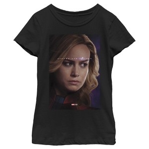 Girl's Marvel Avengers: Endgame Captain Marvel Avenge the Fallen T-Shirt - 1 of 4