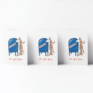 Everyday Greeting Card Pack (3ct) "You Got Fans" by Ramus & Co - 1 of 4