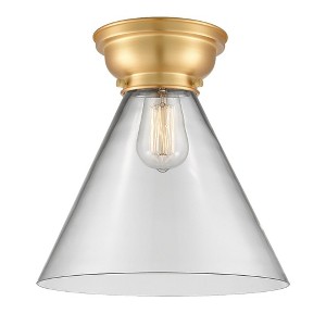 Cone - 1 Light Flush Mount In Industrial Style-11.4 Inches Tall and 12 Inches Wide - 1 of 1
