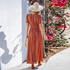 Women's Boho Chic Polka Dot Maxi Dress - Cupshe - 4 of 4