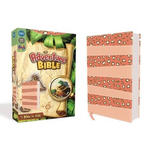 Niv, Adventure Bible, Leathersoft, Coral, Full Color - by  Zondervan (Leather Bound) - 1 of 1