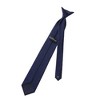 Jacob Alexander Men's Solid Color Pre-Tied Clip-On Uniform Neck Tie with Buttonholes - 2 of 4