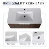 Vynxaria 84 Inch Soft Close Doors Bathroom Vanity With Sink, Two Small Storage Shelves, 24" and 12" Combination Cabinet - 4 of 4