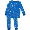 RuggedButts SoftSnooze Toddler Boys Long Sleeve Pajama Set - 2 of 4