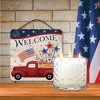 Courtside Market 13.5 oz 3-Wick Citronella Candle & Truck Fireworks 10x10 Hanging Artboard Set - 3 of 4