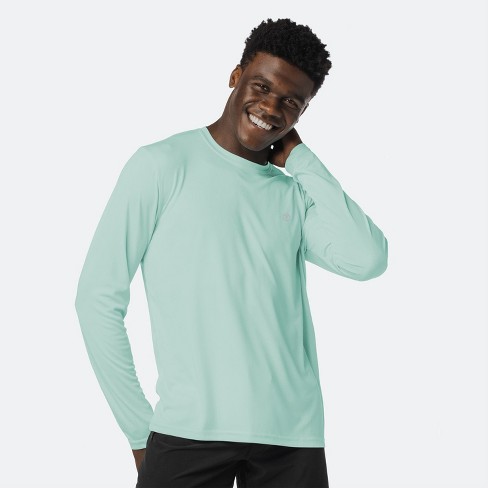 Mens Long Sleeve Round Neck Top No Pocket - Upf 50+