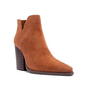 Women's Wo's Faux Suede Bootie - Qupid - 1 of 4