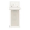 Craftmade Lighting Composite Lanterns 1 - Light Wall Light in  Textured White - 4 of 4
