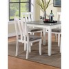 5-Piece Dining Set with Square Table and 4 Chairs - 4 of 4