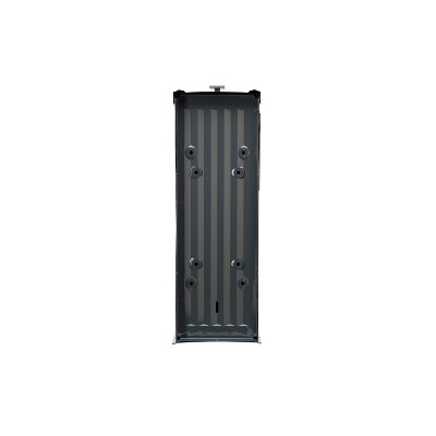 Edson Medium Gray Galvanized Steel Post Mount Mailbox