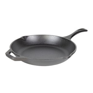 Lodge 10" Chef Collection Cast Iron Skillet: Pre-seasoned for frying, searing, and more. A kitchen essential for versatile cooking. - 1 of 4
