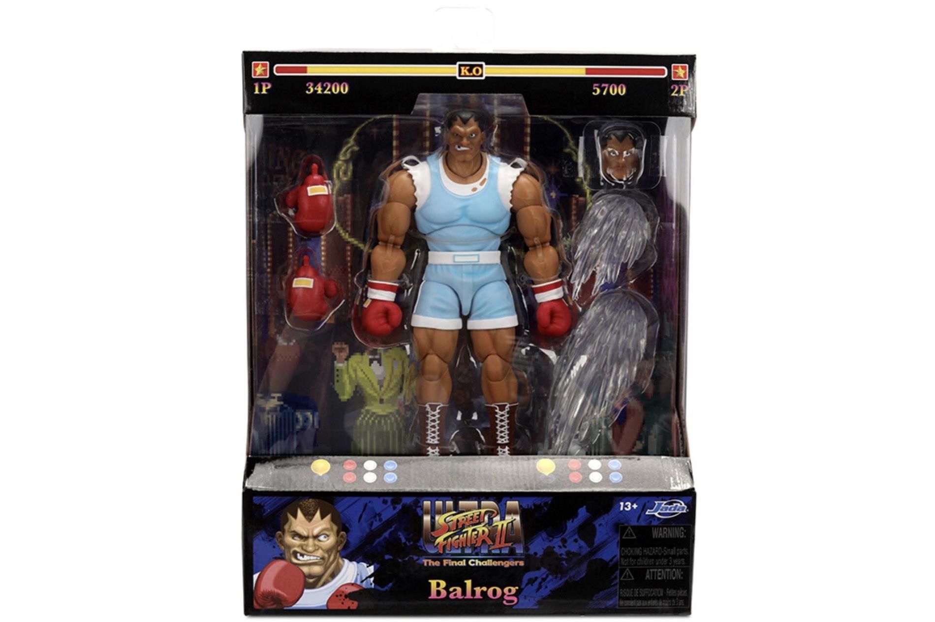 Jada Toys Ultra Street Fighter II Balrog 6-Inch Scale Deluxe Action Figure