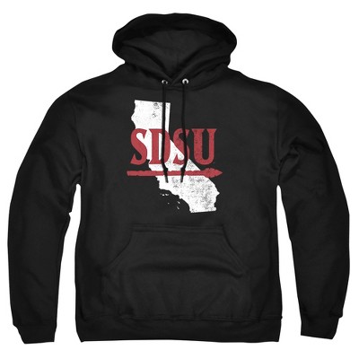 Men's San Diego State University State Shape Pull-Over Hoodie