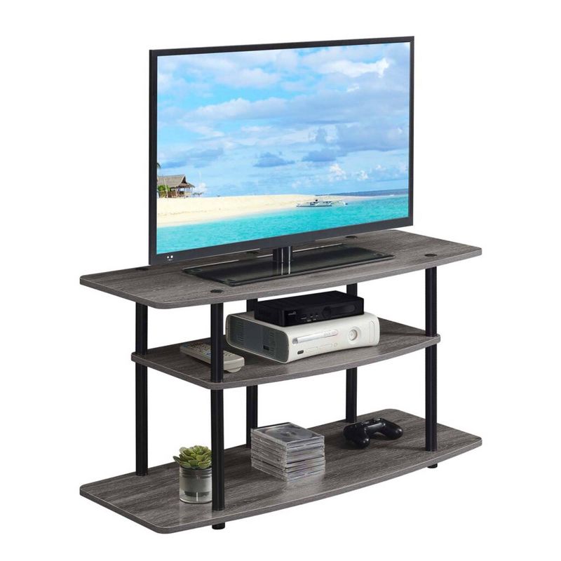 Designs2Go 3 Tier Wide TV Stand for TVs up to 43" - Breighton Home, 4 of 7
