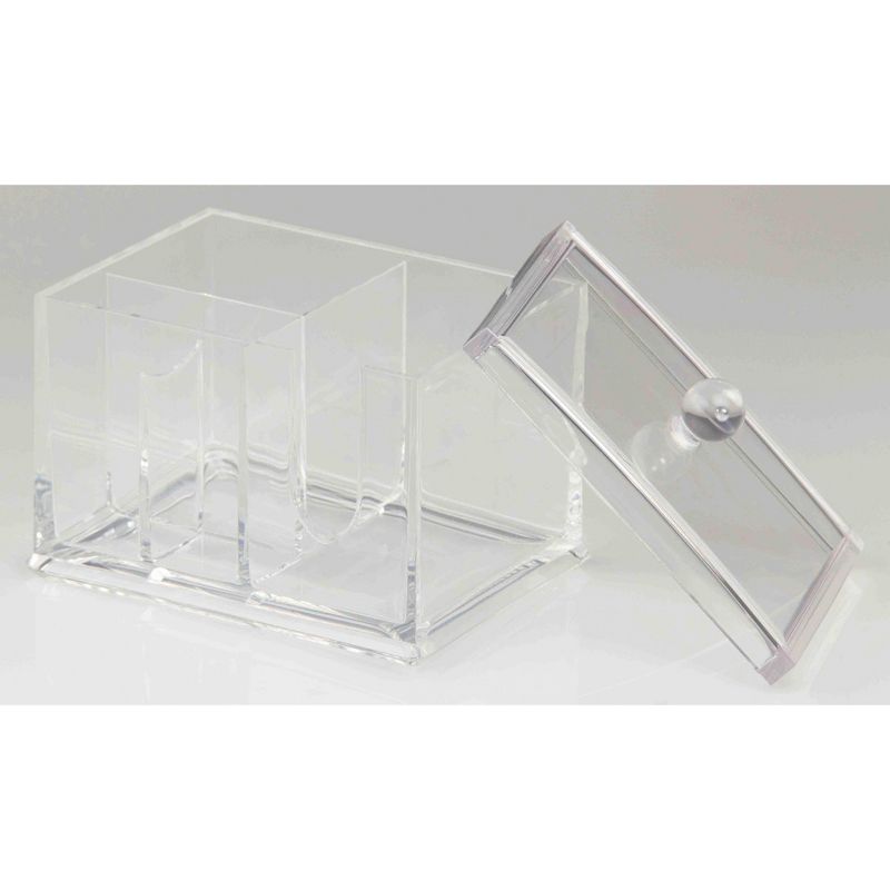 Home Basics Cosmetic Organizer, Clear, 4 of 8