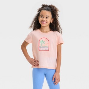 Girls' Short Sleeve Graphic T-Shirt - Cat & Jack™ - 1 of 4
