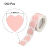 Unique Bargains Self-Adhesive Heart Decorations Stickers for Envelope Wedding 1000 Pcs - 2 of 4