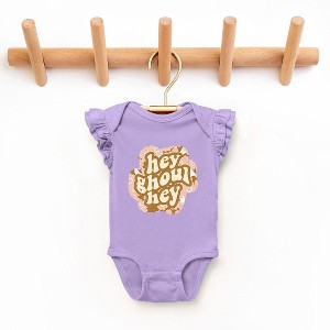 The Juniper Shop Hey Ghoul Hey Colorful Baby Flutter Sleeve Bodysuit - 1 of 3