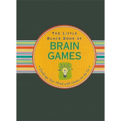 Little Black Book of Brain Games - (Little Black Books (Peter Pauper Paperback)) (Spiral Bound)