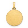 Black Bow Jewelry 14k Yellow Gold Mi Primera Comunion Medal Pendant, 15mm (9/16 Inch) - 3 of 4