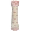 Memoi Women's Hearts Plush Cabin Socks Blush 9-11 - 2 of 4